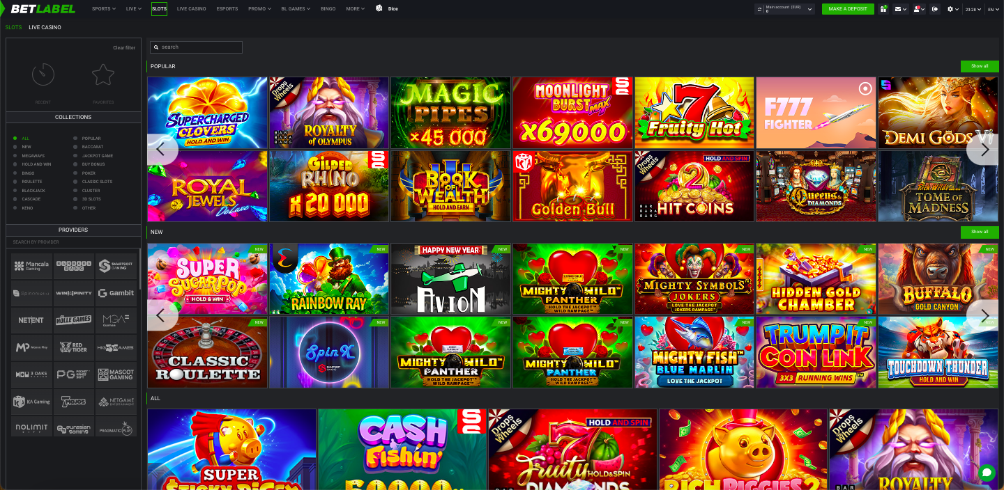 betlabel spiele