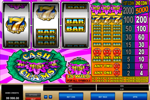 cash clams microgaming