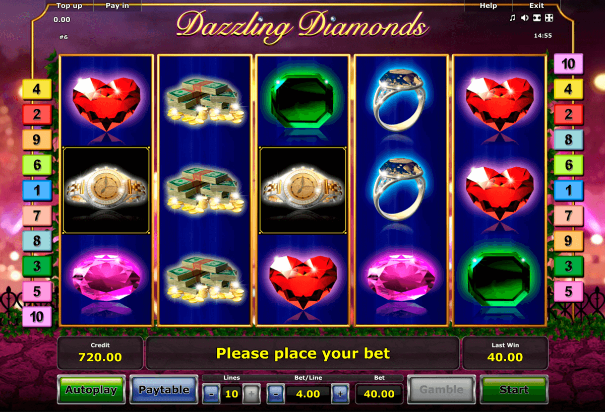 dazzling diamonds novomatic online spielen 