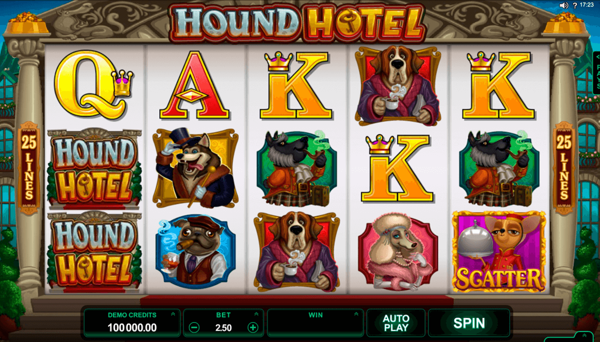 hound hotel microgaming online spielen 