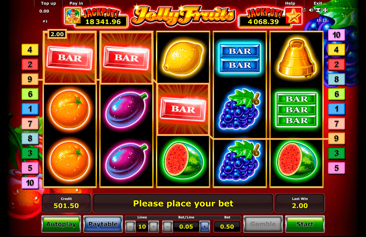 jolly fruits novomatic online spielen 