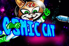 logo cosmic cat microgaming casino spielautomat