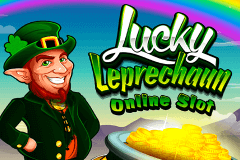 logo lucky leprechaun microgaming casino spielautomat 