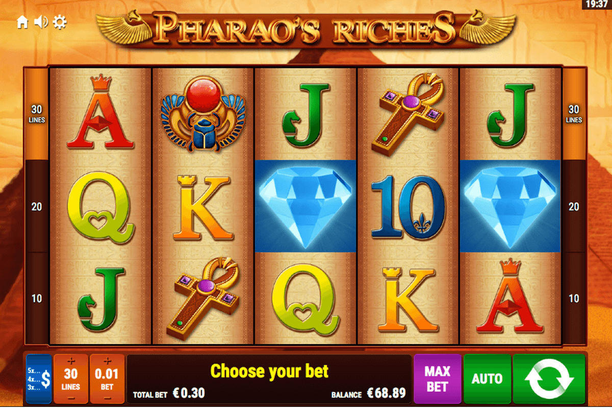 pharaos riches bally wulff 