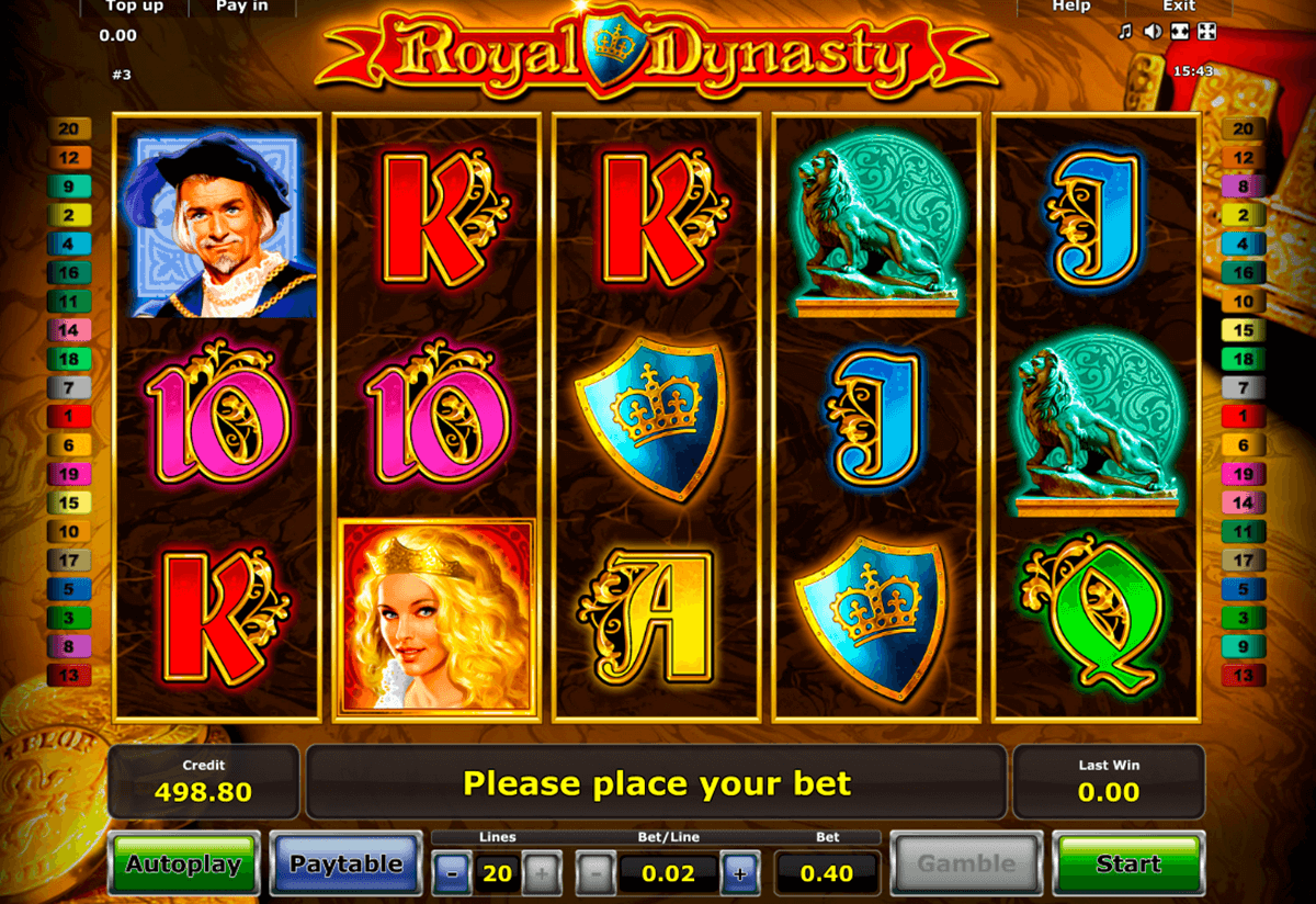 royal dynasty novomatic online spielen 