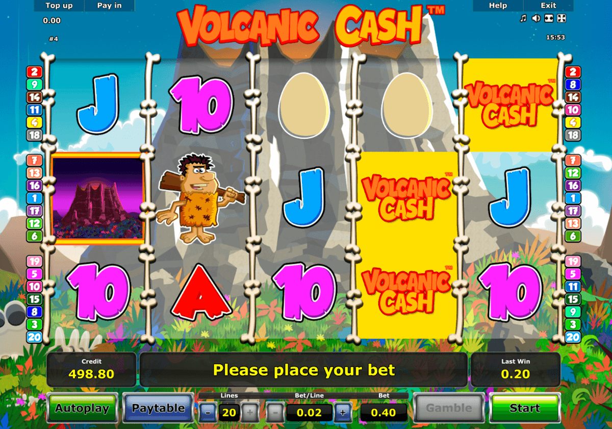 volcanic cash novomatic online spielen 