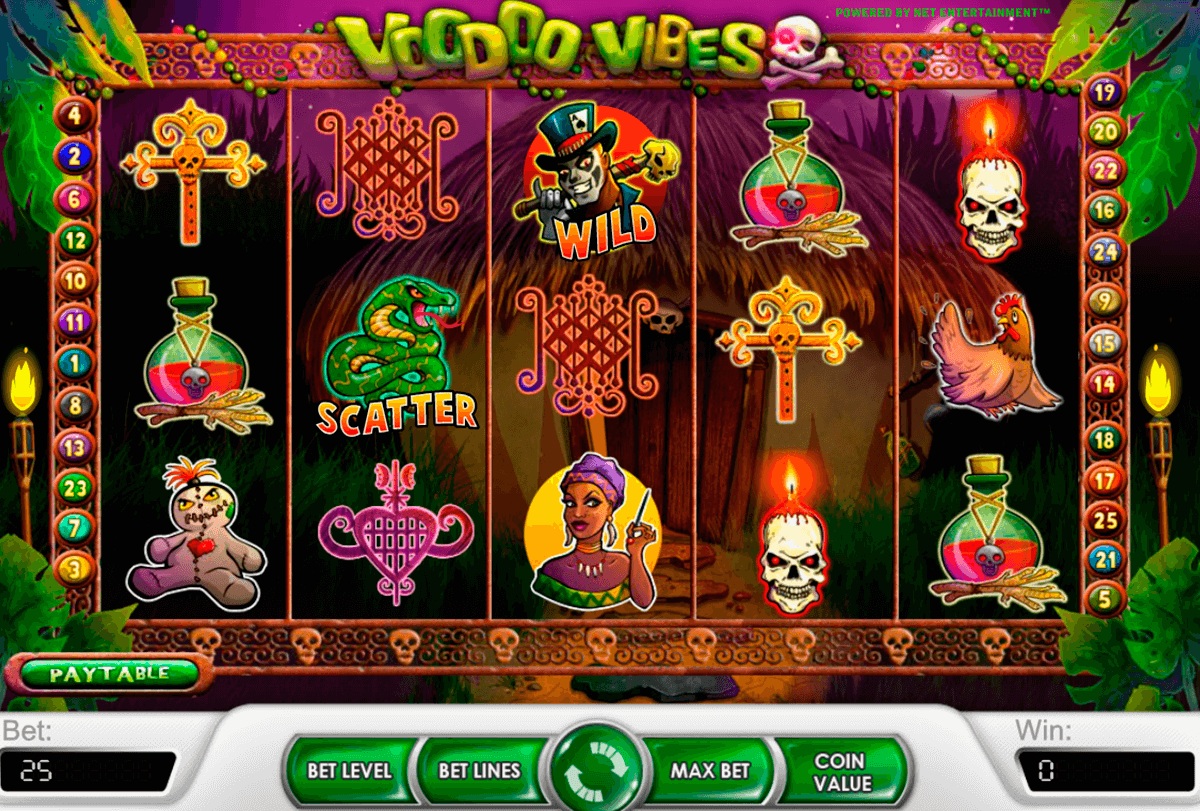 voodoo vibes netent online spielen 