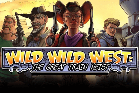 logo wild wild west the great train heist netent 